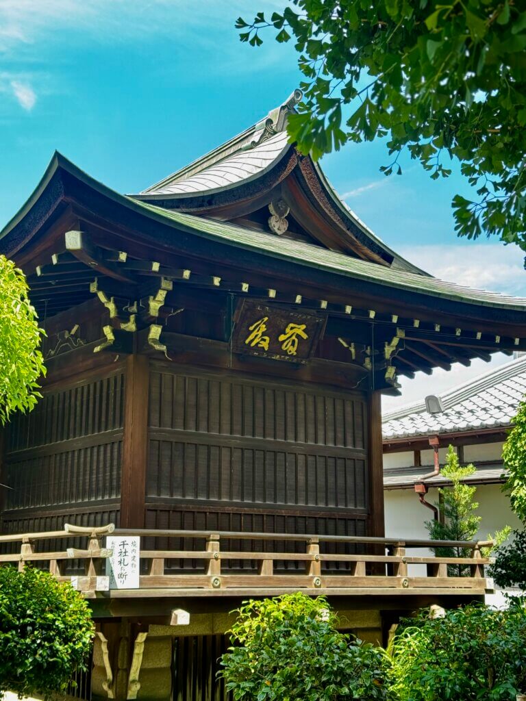 Shrine in Ueno park in Tokyo