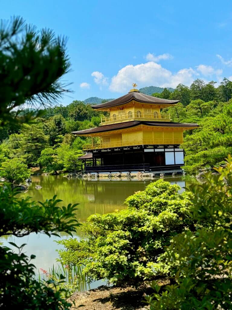 The Golden Pavilion in Japan (Kinkaku-ji)