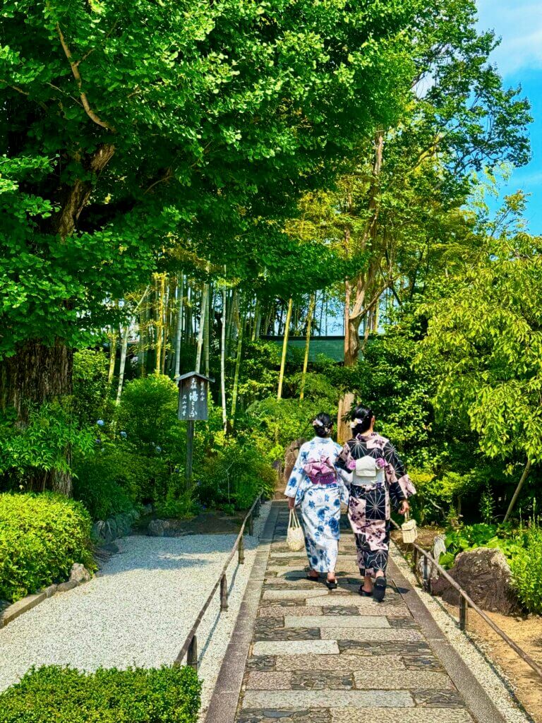 A backstreet in Kyoto.