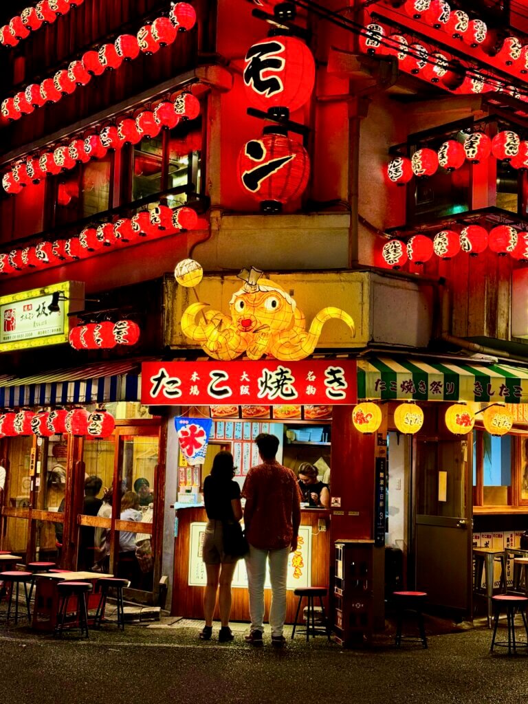 Takoyaki restaurant in Osaka