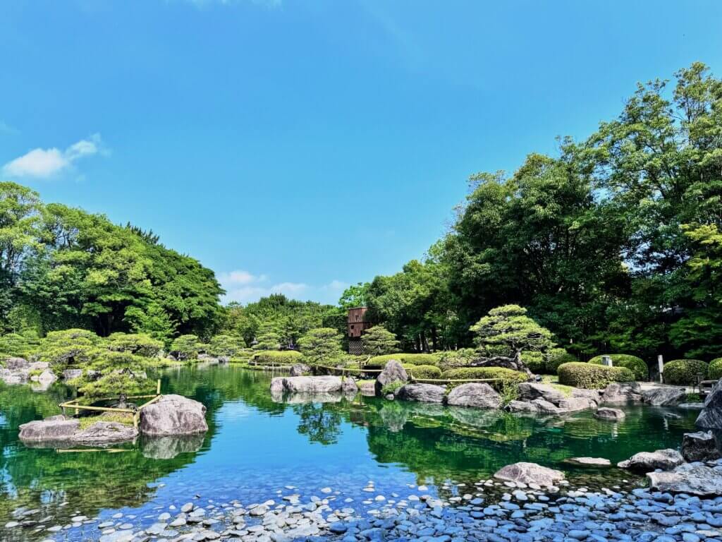 The Japanese Garden in Fukuoka.