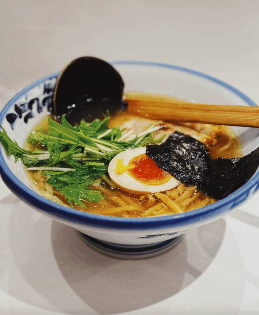 Bowl of ramen from Afuri Shinjuku Lumine