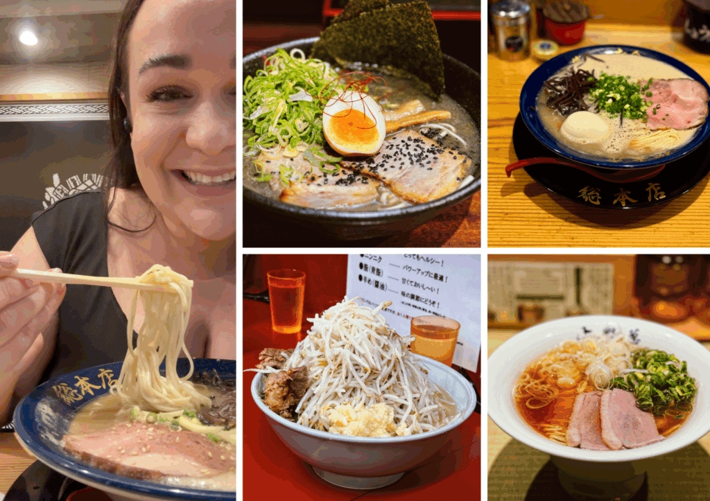 A highlight gallery of the different ramen dishes in this post