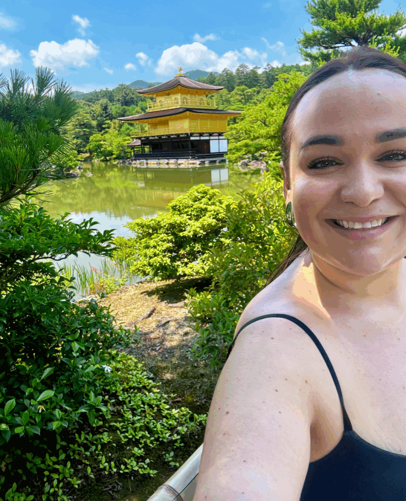 Kinkaku-ji (Golden Pavilion) in Kyoto. 