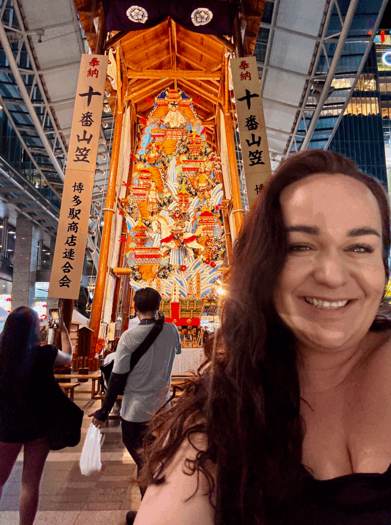 Yamakasa shrines in Fukuoka